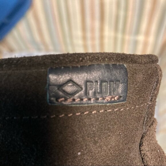 PLDM for PALLADIUM Sz EU 39 Suede Leather Booties Stacked Heels - Picture 9 of 12